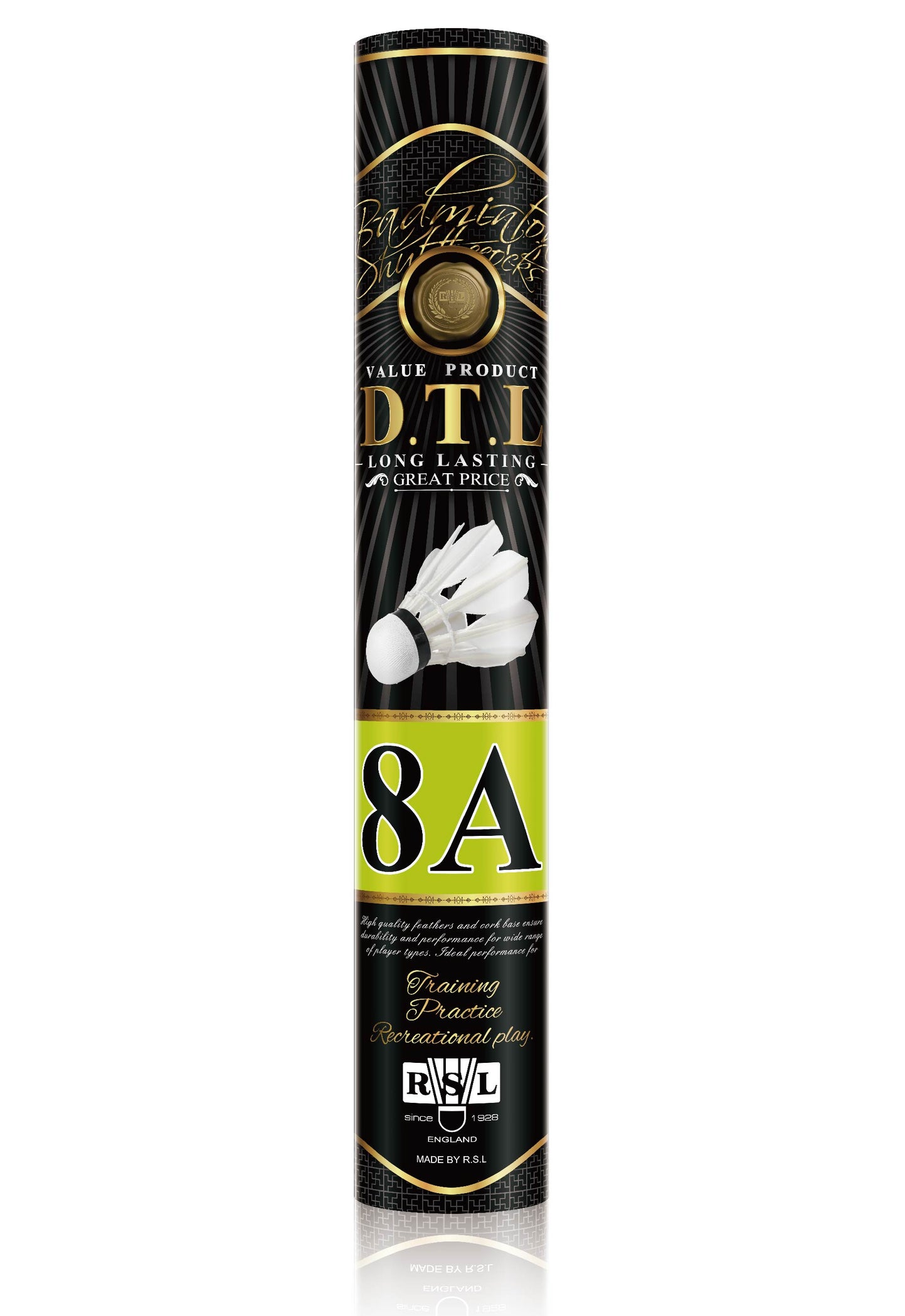 RSL DTL 8A Badminton Shuttlecocks